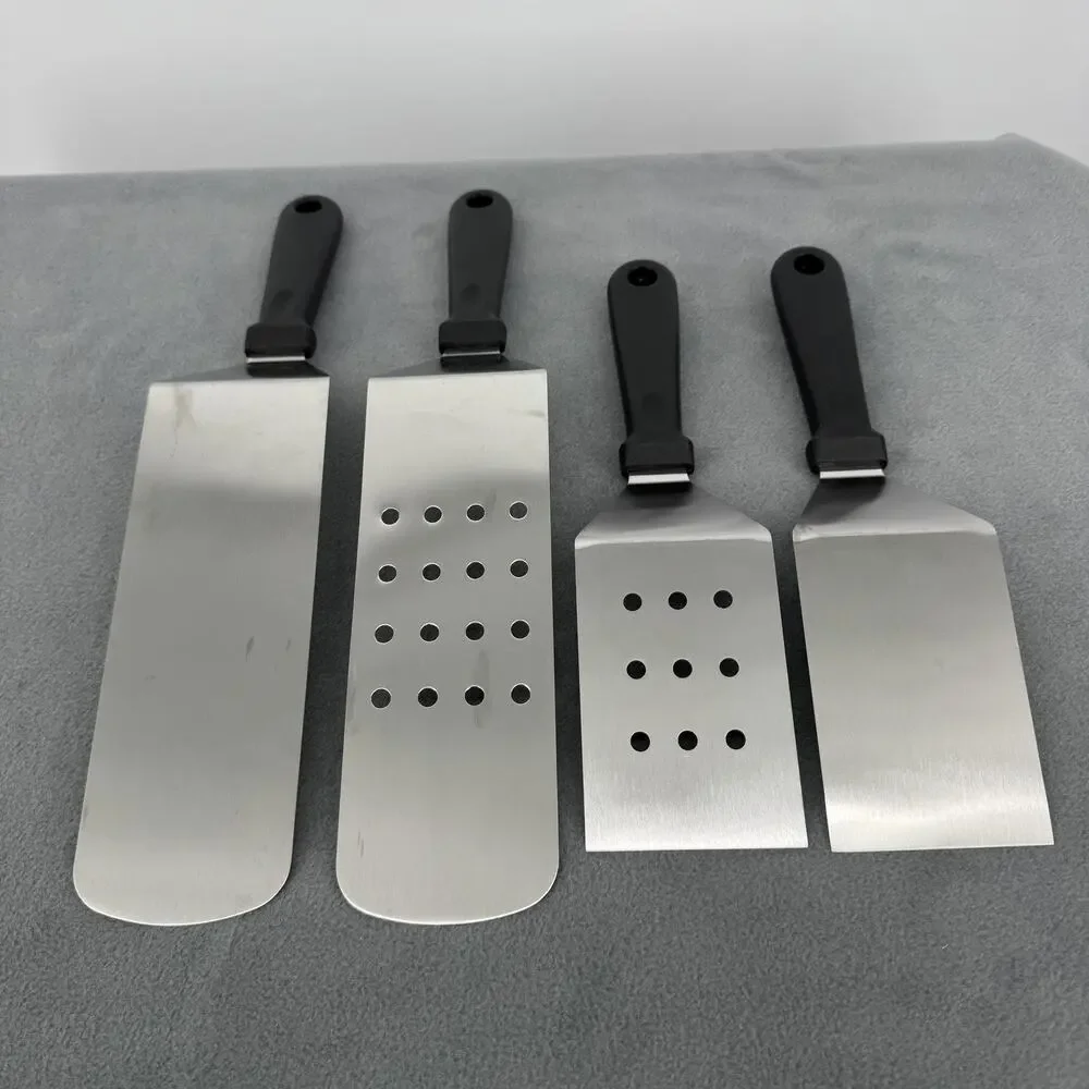 Homenote Griddle Spatula Set 4 Piece Stainless Steel Blackstone‎ BBQ Tools